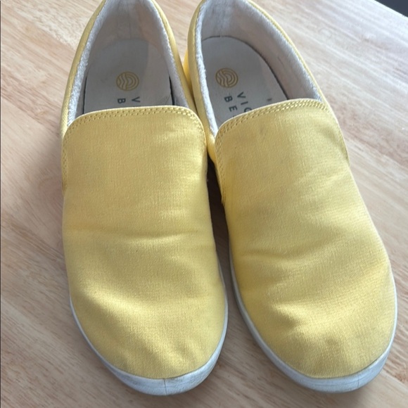 Vionic Shoes - Vionic Yellow Slip-On Sneakers size 9